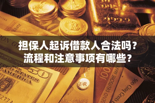 北京担保人起诉借款人合法吗？流程和注意事项有哪些？