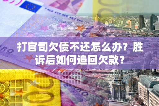 北京打官司欠债不还怎么办？胜诉后如何追回欠款？