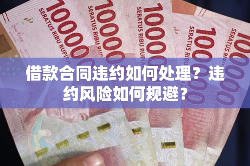 北京借款合同违约如何处理？违约风险如何规避？