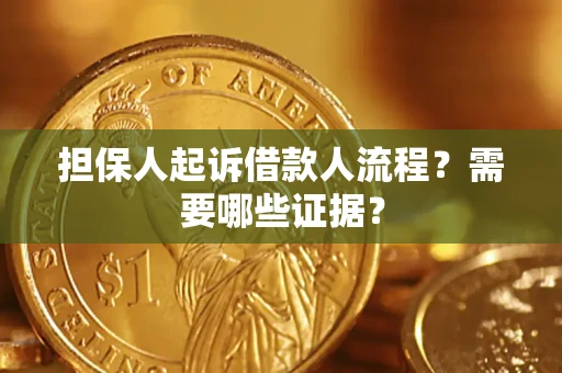 北京担保人起诉借款人流程？需要哪些证据？
